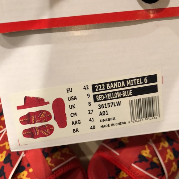 NIB KAPPA SANDLE unisex 222 Banda mitel 6 36157LW - Picture 3 of 16